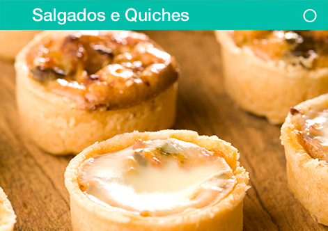 salgados e quiches