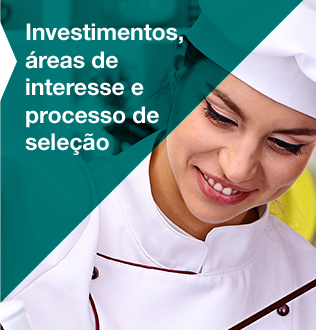 Investimentos, areas de interesse e processo de seleção